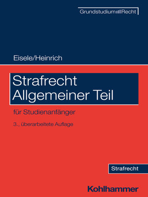 cover image of Strafrecht Allgemeiner Teil